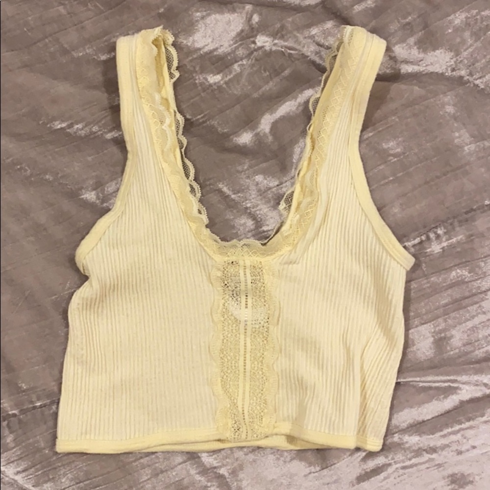 Yellow Crop Top from Urban Outfitters